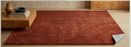URW Collection Hand-Tufted New Zealand Wool Rug – Terracotta Abstract Design