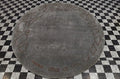 Modern Hand Tufted Viscose Carpet – Round Cut Pile Area Rug